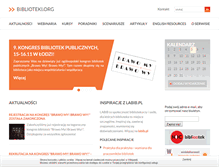 Tablet Screenshot of biblioteki.org